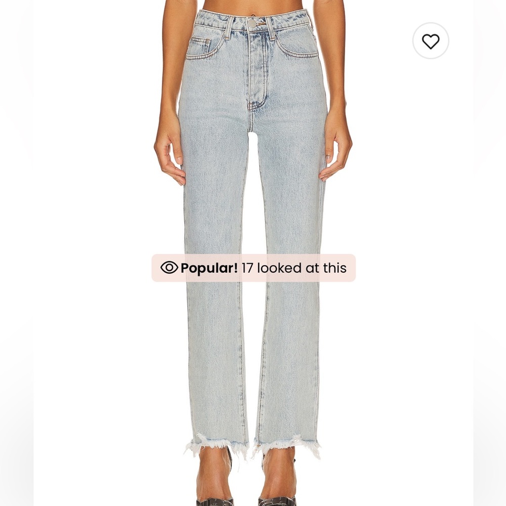 superdown Light Blue Straight Leg Jeans